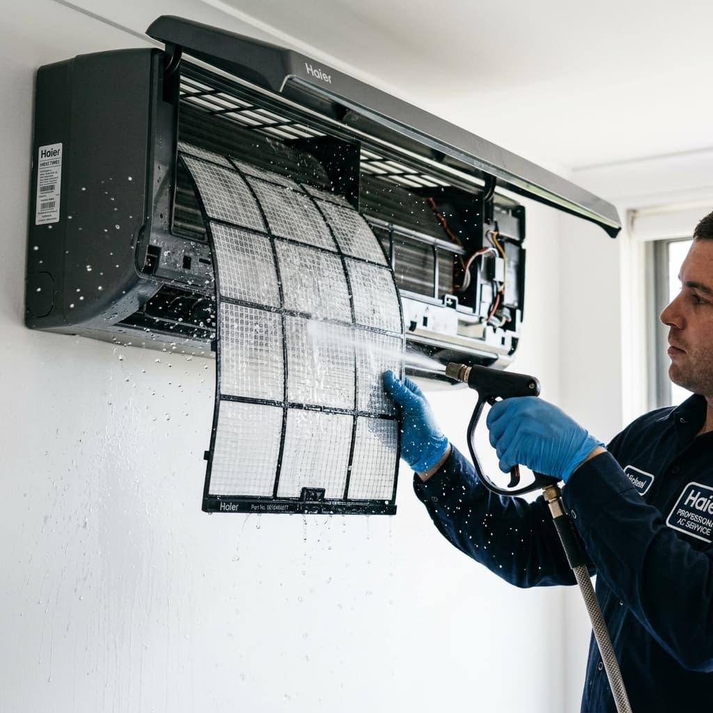 Haier AC Repair Process